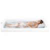 Alnemy Set di vasche da doccia gonfiabili mediche, sistema doccia portatile a letto con pompa, semplice aiuto per il bagno a letto per disabili/anziani (195 x 90 cm)