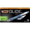 BIC Exact BIC-Atlantis-Penna a sfera retrattile, punta fine, 0,7 mm, colore: blu, confezione da 12 pezzi