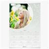 PHOTOCITY Calendario 2027 da parete personalizzato carta fotografica fujifilm grafiche floreali calendario 1 foglio compreso di stecche e ganci