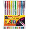 Koh-I-Noor penne roller inchiostro gel 10 colori pastello assortiti