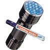 Edding pennarello speciale Edding 8280 UV Marker invisibile, 1,5-3 mm, incolore, UV Marker + UV Lampe, Singolo