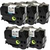 PRESTIGE CARTRIDGE 5 Compatibili Cassettes TZe-S261 TZ-S261 nero su bianco 36mm x 8m Nastri laminati forte adesive per Brother P-Touch PT-3600 530 550 9400 9600 9700 9700PC 9800 9800PCN D800W P900W P950NW Etichettatrici