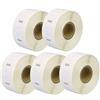 Yellow Yeti 5 Rotoli S0929120 Etichette multiuso rimovibile 25 x 25mm compatibili per DYMO LabelWriter 4XL 450 400 330 320 310 Duo/Turbo/Twin Turbo Seiko SLP 450 200 100 | 750 Etichette/Rotolo