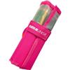 Generico TINTA UNITA Astuccio Rotolo Completo di 24 pastelli + 1 matita - rotolo colore FUCSIA