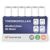 Inoverse 40 rotoli di carta termica EC-Cash 80 mm x 80 mm x 12 mm 80 m - rotoli di carta termica senza BPA compatibile con stampanti a bonding, sistema di cassa, dispositivo EC Bankomat