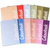 Colourbook Set 12 Quadernoni Matematica A Quadretti 4mm Per Scuola Medie Superiori Università, Formato A4 Grande, 100 Pagine Ognuno, Carta 100 Grammi Fogli Spessi, Wild FSC
