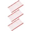 QUARKZMAN 3000 Pezzi Pistola Etichettatrice Standard Fissaggi 50mm Rosso | Spilli Etichettatura Barbe Pin, Etichetta, PP Plastica, per Pistola Etichettatura, Accessori Pistola, per Vestiti