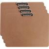 NIHUIFDPY 4 tavolette portablocco A3 in truciolato con clip in metallo a basso profilo, 45 x 34,5 cm, bacheca universale da appendere, marrone, portablocco portatile da ufficio per dottori, infermieri