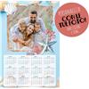 POINT. Calendario 2026 fotografico da parete personalizzato con foto 33x48 cm. - Ideali per famiglie, amici e regalo Natale, temi vari, foto fidanzati 12 mesi (MARE)