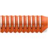Netuno 10 raccoglitori A4 arancione a 2 anelli A4 dorso 5 cm raccoglitori A4 in cartone ecologico riciclato per archivio ufficio faldoni portadocumenti registratori ad anelli
