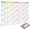Generico Calendario Elegante Per L'arredamento Della Camera | Calendari Da Parete Verticali | Grafico Di Pianificazione Annuale Delle Pareti, Programma Per Ufficio, Scuola, Aula, Dormitorio, Appuntamenti Di Co