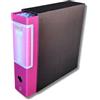 LogicaShop UBOX Raccoglitori ad Anelli A4 Grandi con Custodia, Faldoni Archivio, Classificatori Documenti Dossier Ufficio, Dox Registratore a Leva Raccoglitore (1Pz Commerciale, Viola, Dorso 8)