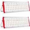 CREATESTAR Faretto Led da Esterno 20000LM 200W, Faretti Led Esterni 6500K luce bianca fredda, 2 Pezzi IP66 Impermeabile Faro Esterno per magazzino giardino garage campo sportivo cortile