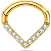 NovaNavel Piercing orecchio/naso cono in oro