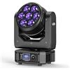 Yespick 7X40W Teste Mobili LED RGBW Luci Discoteca Beam Funzione Zoom Effetto Luce Discoteca per Natale Feste Concerti Matrimoni Discoteca Eventi Bar Club