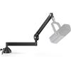 InnoGear Braccio per microfono a basso profilo, supporto per microfono con braccio a forbice orientabile a 360° per Fifine AM8 K669B, Blue Yeti, HyperX QuadCast SoloCast AT2020, con clip per microfono