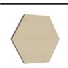 Lenacustica Pannello Fonoassorbente Esagonale per Soffitto e Pareti Quadro acustico per Ristoranti,Locali, Studi. Diametro 50cm (Tortora)