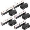 ibasenice Set da 5 Manopole Slider per Mixer Audio Potenziometro Lineare Nero, Design a Tre Piedi, Controllo di Precisione e Facile Installazione per Apparecchi Audio