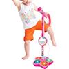 Generico Microfono Per Bambini,Da Palco LED Giocattolo Portatile | Microfono Giocattolo Per Bambini Con Stand | Per Registrazione Canto Festa Adolescenti Streaming Studio Natale Compleanno Podcast