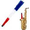 Generisch Detergente per sassofono, vecchio sassofono - tampone di pulizia - ALTO SAX - libro di manutenzione ALTO SAX, cotone super assorbente, manico antiscivolo - prodotti per la cura degli strumenti a