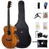 Enya X1 Series Guitar, 36Inch Electric Guitar con custodia imbottita, tracolla, accordatore, string, capotasto, plettri