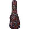 Surwin Borsa Ukulele Soprano Custodia Ukulele 21 23 26 Pollici con Imbottitura Cinghie Regolabile Maniglia per il Trasporto, Imbottitura Spessa e Custodia (nero,26 pollici)