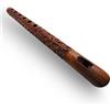 Generic RSGM Flauto musicale indiano, a bocca, strumento a fiato, flauto in legno, 33 cm