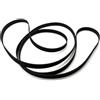 Generic 1 cinghia di trasmissione piatta con larghezza di 4 mm e spessore di 0,6 mm per giradischi, lettore di vinili LP, fonografo e grammofono(Fold Length 200mm)