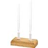 Sonic Energy Planetary Therapy Tuning Fork Holder (contiene 2 pezzi) - MADE IN EUROPA - per meditazione, guarigione del suono e yoga, legno di faggio