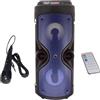 AKIZA Cassa Bluetooth Karaoke Portatile con Microfono - Altoparlante con Luci LED, Telecomando, Cinghia Regolabile e Batteria Ricaricabile