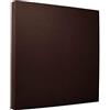 keyhelm s.r.l. Pannello Fonoassorbente Liscio 5cm Verniciato Marrone mogano - 50x50cm - Pacco da 4(1m²)