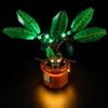 GEAMENT Set di Luci LED Compatibile Con LEGO Harry Potter Mandragola (Mandrake) - Kit di Illuminazione per 76433 (Modello di mattoncini Non Incluso)