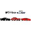 Hot Wheels Jay Leno s Garage Container Set, 5 1:64 Scale Premium Cars in Collectible Container, Metal/Metal & RealRiders, Gift for Collectors