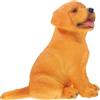 WEKAMOS Figura di Labrador Retriever in Plastica Realistica