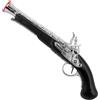W WIDMANN MILANO Party Fashion - 3085P - Antica pistola da pirata, accessorio per costume, nera