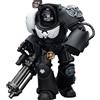 JOYTOY Warhammer 40K Raven Guard Terminator 3 con Power Fist e Cannone d'Assalto 1/18 Figura d'azione, da collezione e da esposizione