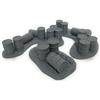 LM3D Set di 3 barricate di barili, scenografia Sci-Fi per Wargames e miniature 28 mm e 32 mm
