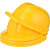 Homoyoyo 5 Pezzi di Elmetti per Bambini, Cappello da Costruzione Giallo per Bambini, Casco da Operaio Edile per Feste in Costume, Casco da Ingegnere per Travestimenti