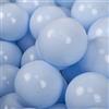 KiddyMoon 200 Palline/7Cm Palline Morbide Colorate Per Piscina Bambini Fatto In EU, Blu Pastello