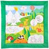 Chicco Gioco Tappeto Numeri e Colori, Tappeto da Colorare con Pennarello Magico, 80x80 cm, Lavabile a Mano, 12-36 Mesi