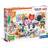 Clementoni 25466, 44 Gatti Supercolor - Puzzle da pavimento per bambini, 40 pezzi, età 3 anni in più
