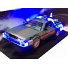 Jada Delorean Metal Car 2 Torna al Futuro II Luminoso con Ruote Girevocanti! 1/24