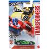 Hot Wheels Transformers Corvette C7.R - Modellino pressofuso in scala 1:64, colore: Verde
