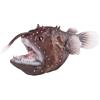 harayaa Figure Giocattolo di Pesce Pescatore Simulato Giocattolo di Animali marini Modello Decorazione da Tavolo Creature del Mare Profondo per bomboniere