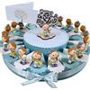 Sindy Bomboniere Torta bomboniere compleanno bimbo simpatico statuette con confetti e bigliettini (20 fette)