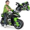 INJUSA Moto per Bambini 4 ai 7 Anni - Moto per Bambino 4-5 - 6 e 7 Anni Ruote Larghe Stabile Senza Pedali - Ergonomica Maniglia Trasporto + Design Nero - INJUSA
