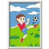 Ravensburger CreArt 23761 - Fun in soccer - pittura con numeri soccer a partire da 7 anni, set di pittura con cornice, pennello e colori acrilici, regalo per ragazzi e ragazze
