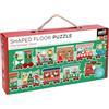 Petit Collage Christmas Train Shaped Floor Puzzle