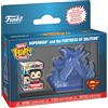 Funko Bitty POP! Town: DC Comics - Superman & The Fortress of Solitude - Figura in vinile da collezione - Idea regalo - Prodotto ufficiale - Giocattoli per bambini e adulti
