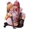 Jilijia, Anime Power e Makima, statuetta Manga Girls, versione a due personaggi, action figure 13 cm, modello in PVC, decorazione desktop, oggetti da collezione